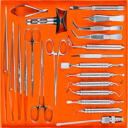 Micro Surgery Kit: 22 Instruments